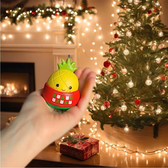 Squishmallows Maui the Pineapple Christmas Decoration, Tree Ornament Kurt Adler - Picture 6 of 8